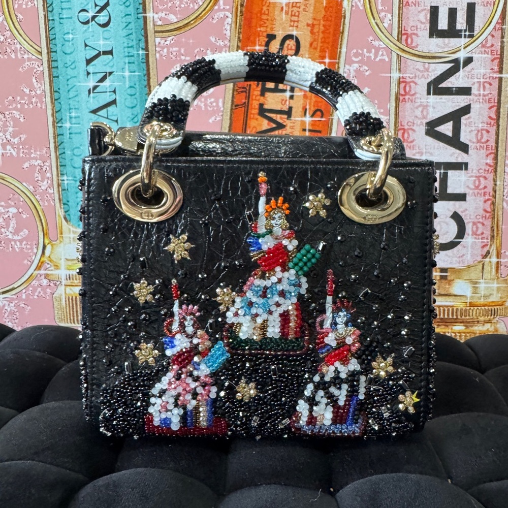 Christian Dior limited edition mini lady dior